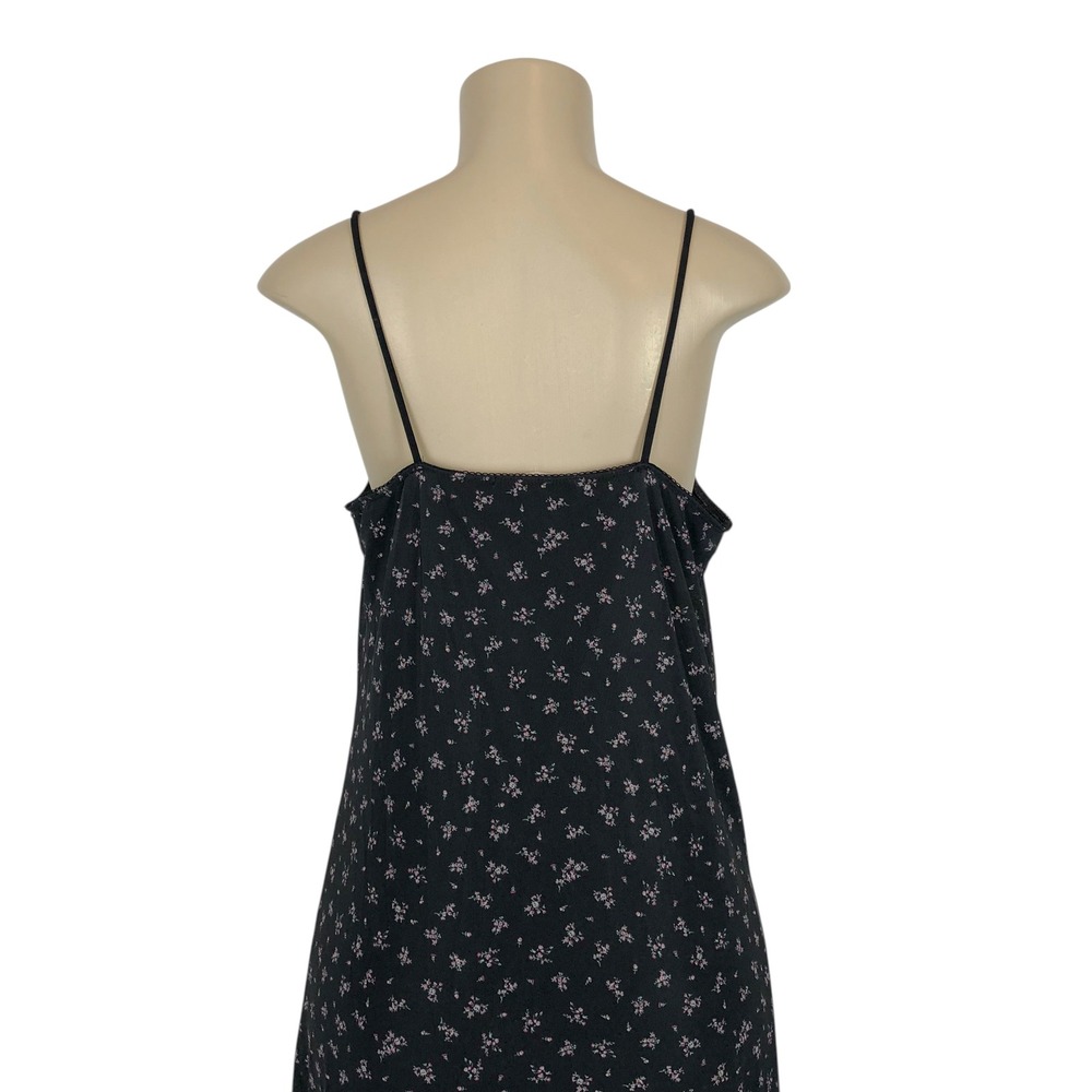 Pink Republic Floral Print Mesh Midi Slip Dress Size M V-Neck Fairy Grunge Y2K - Picture 5 of 7